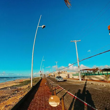 Pe Na Areia, Piscina Borda Infinita, Vaga De Garagem, Portaria 24 Hs Apartment Salvador Exterior photo