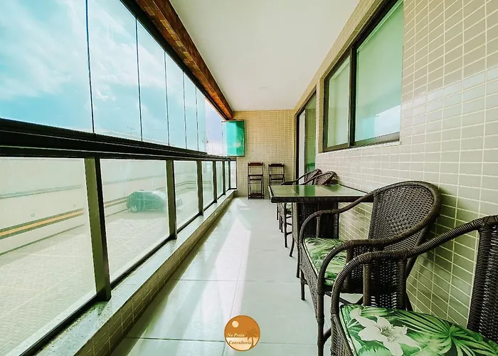 Pe Na Areia, Piscina Borda Infinita, Vaga De Garagem, Portaria 24 Hs