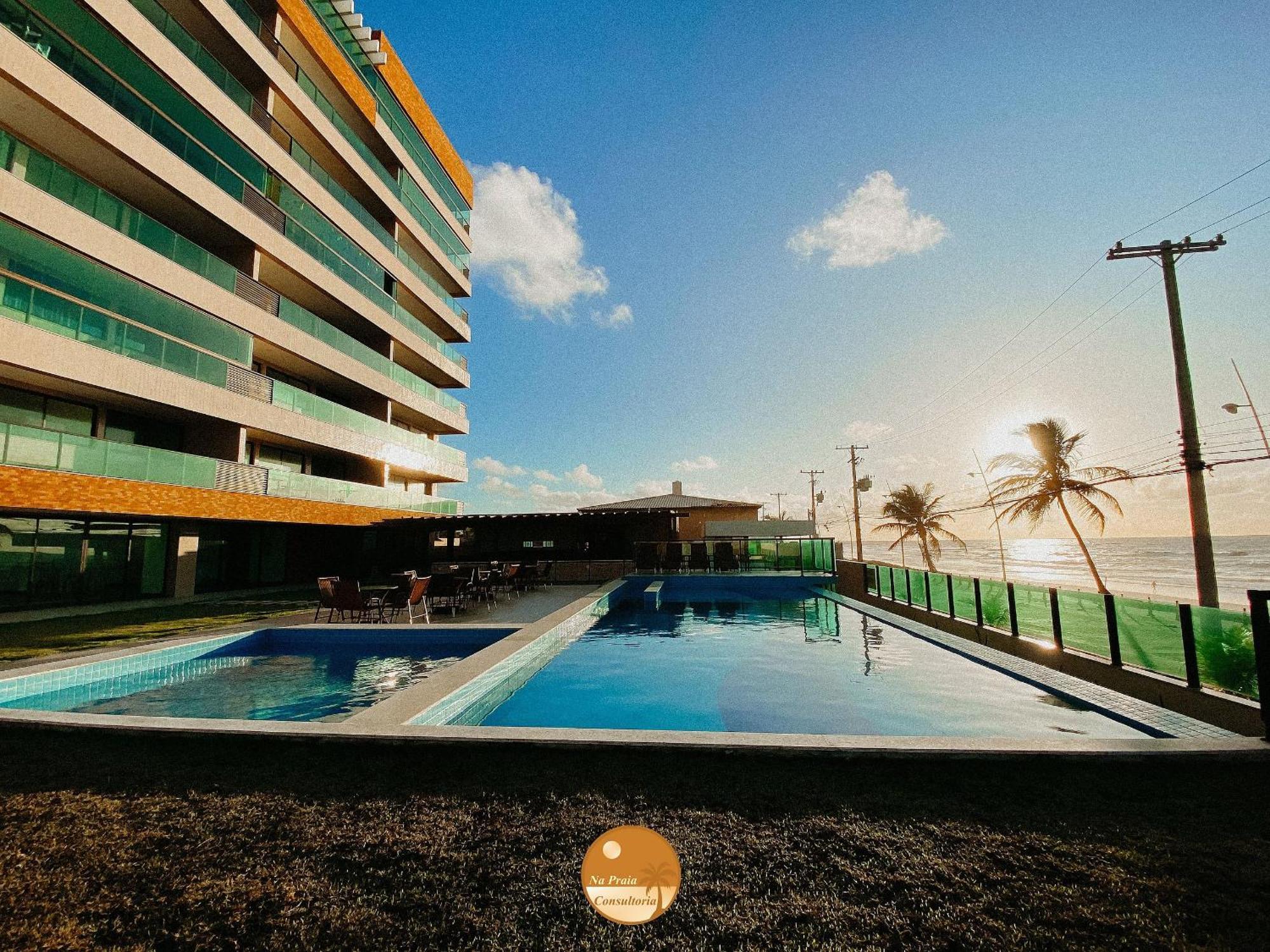 Apartment Pe Na Areia, Piscina Borda Infinita, Vaga De Garagem, Portaria 24 Hs