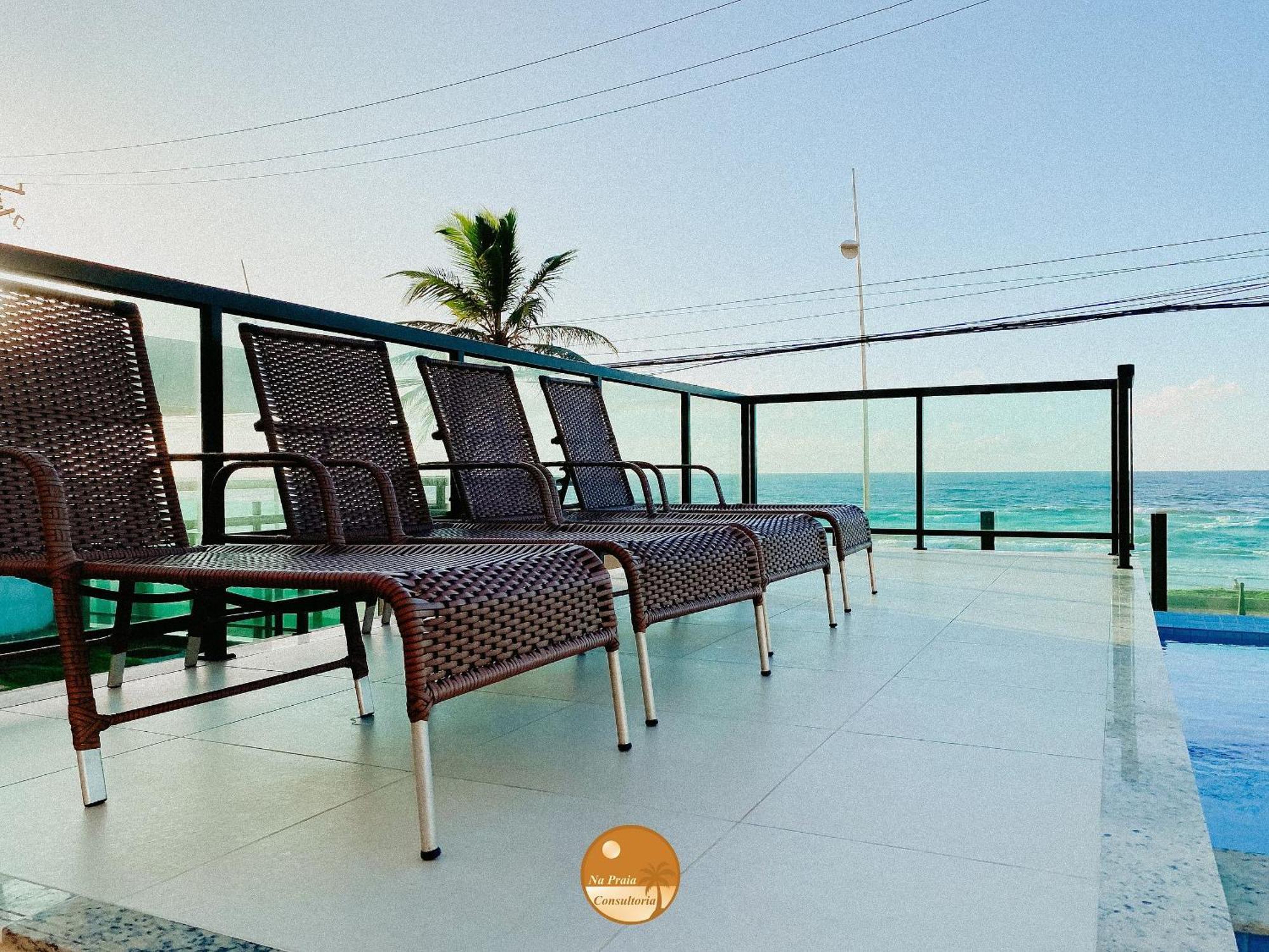 Pe Na Areia, Piscina Borda Infinita, Vaga De Garagem, Portaria 24 Hs Salvador