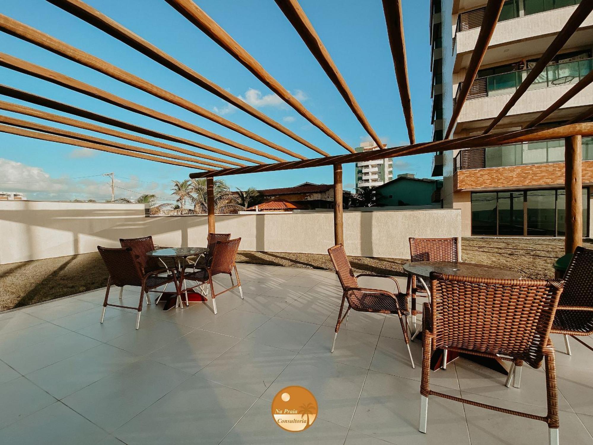 Pe Na Areia, Piscina Borda Infinita, Vaga De Garagem, Portaria 24 Hs