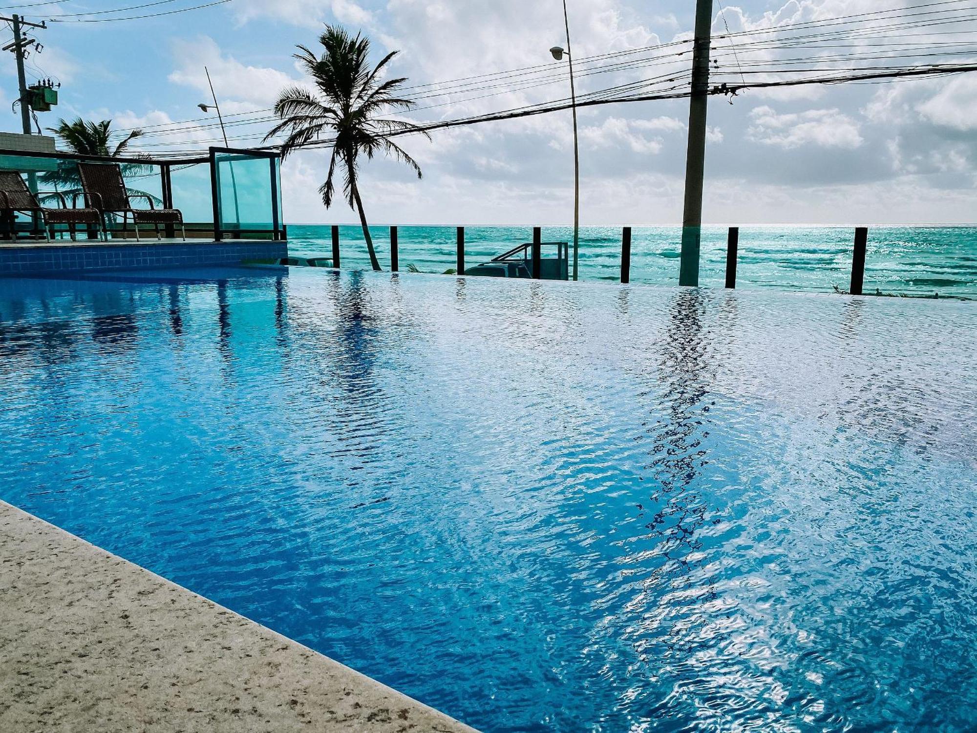 Apartment Pe Na Areia, Piscina Borda Infinita, Vaga De Garagem, Portaria 24 Hs *