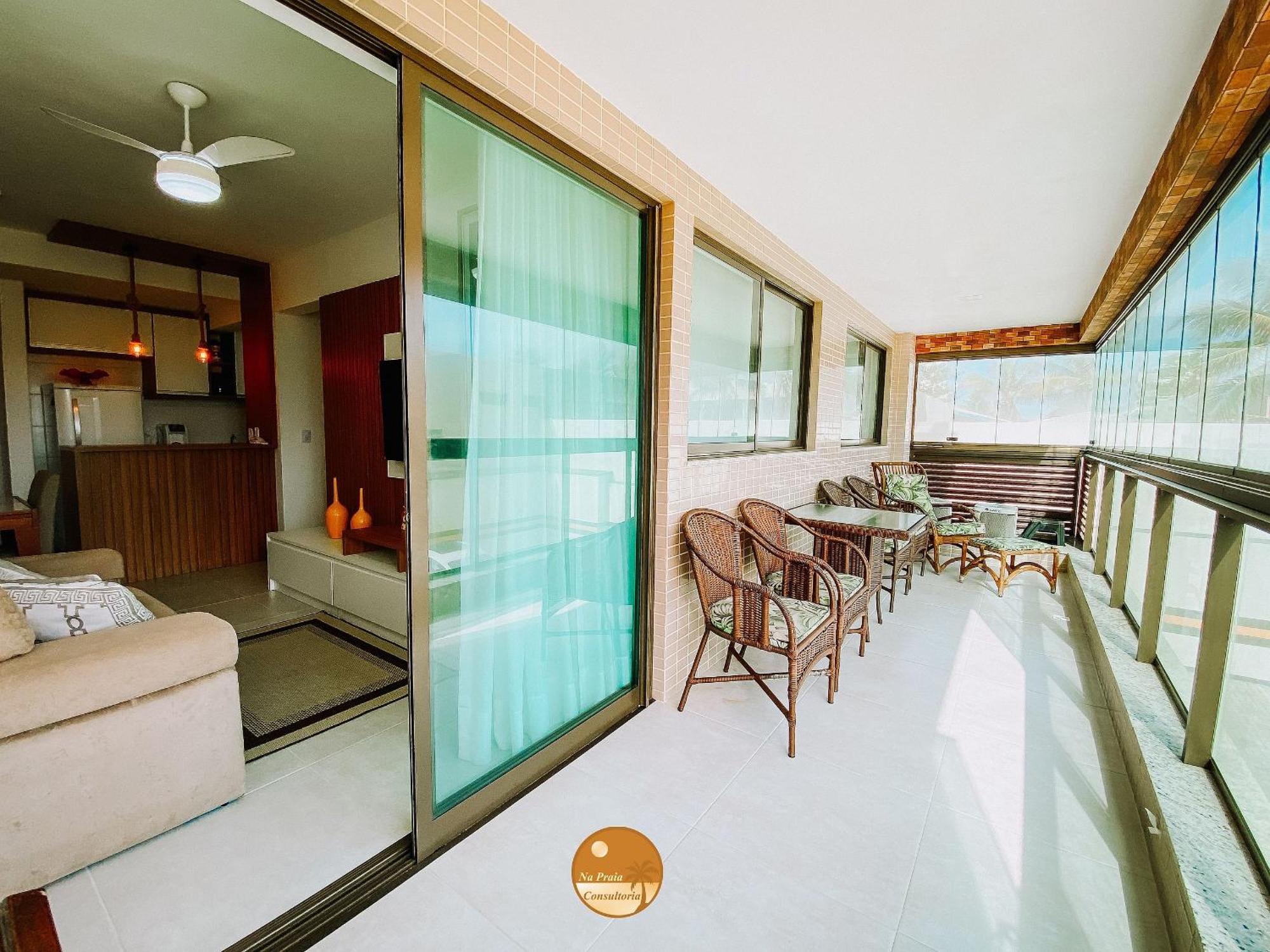 Pe Na Areia, Piscina Borda Infinita, Vaga De Garagem, Portaria 24 Hs Apartment *