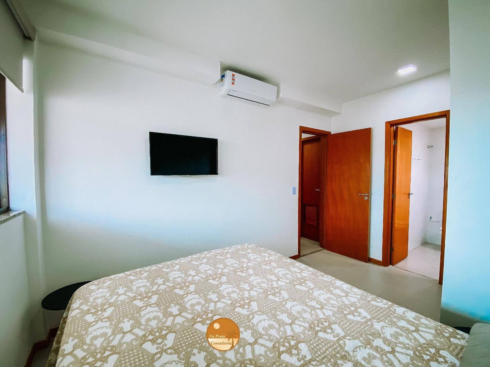 Pe Na Areia, Piscina Borda Infinita, Vaga De Garagem, Portaria 24 Hs *
