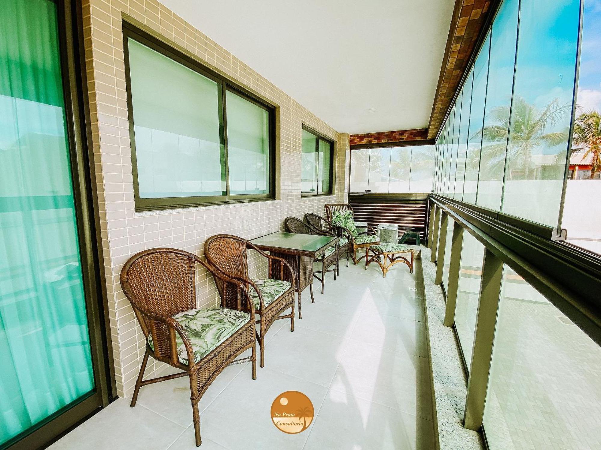 Apartment Pe Na Areia, Piscina Borda Infinita, Vaga De Garagem, Portaria 24 Hs *