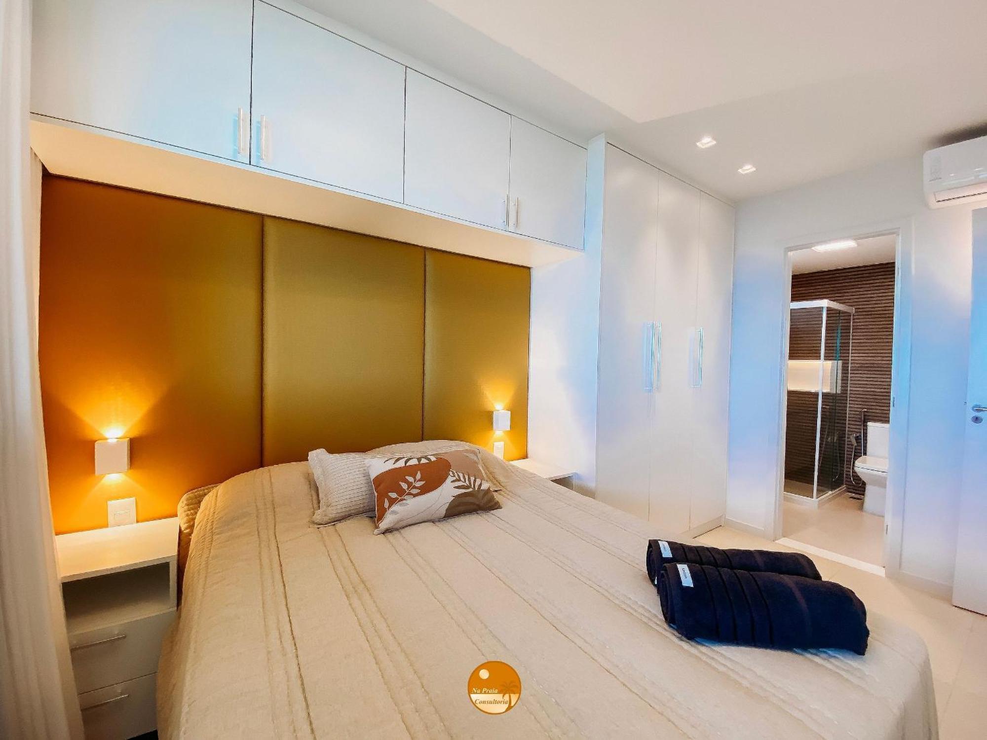Apartamento Pe Na Areia, Piscina Borda Infinita, Vaga De Garagem, Portaria 24 Hs Salvador de Bahía