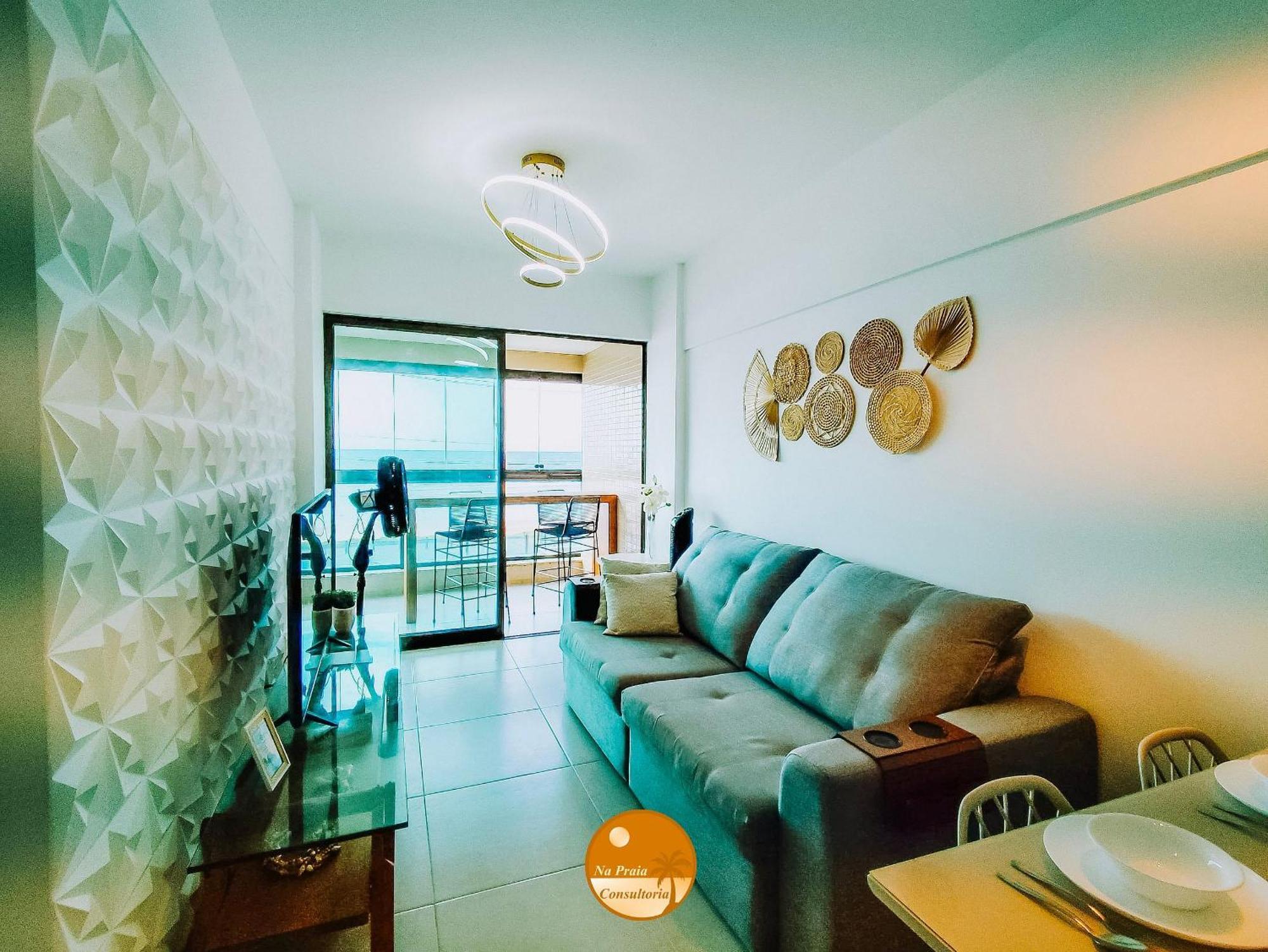 Pe Na Areia, Piscina Borda Infinita, Vaga De Garagem, Portaria 24 Hs *