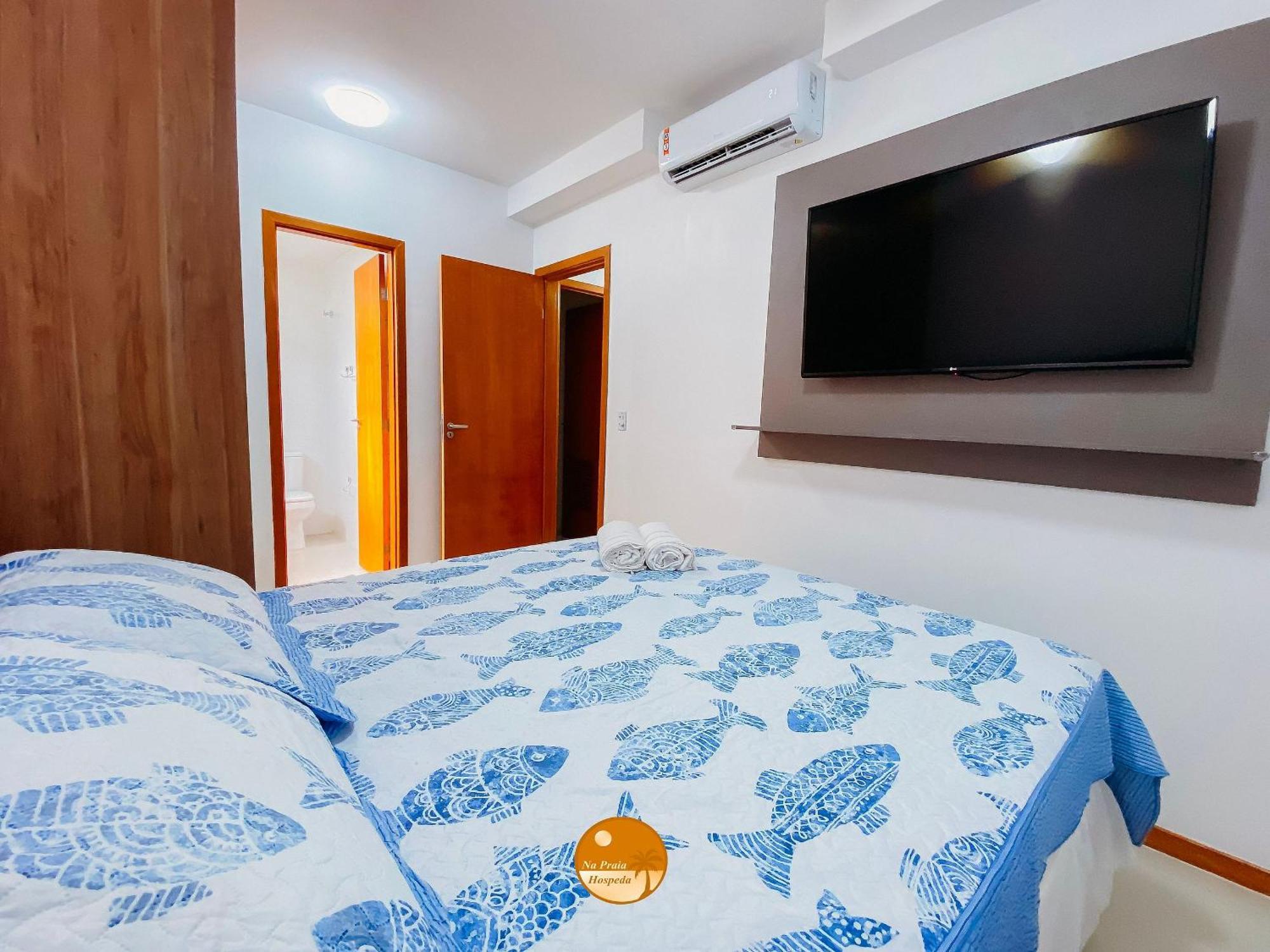 Pe Na Areia, Piscina Borda Infinita, Vaga De Garagem, Portaria 24 Hs *