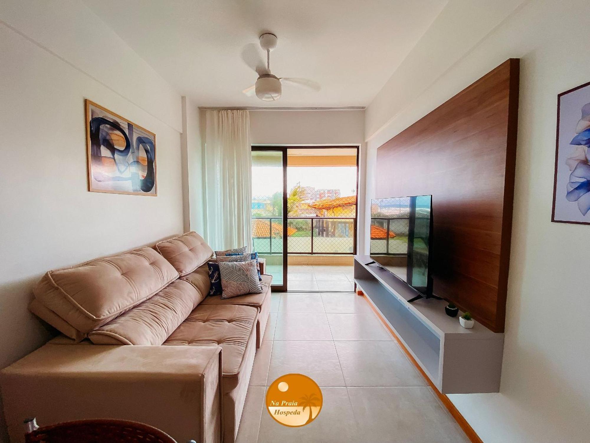 Pe Na Areia, Piscina Borda Infinita, Vaga De Garagem, Portaria 24 Hs Apartamento *